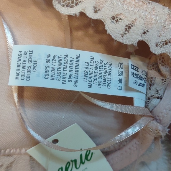 Aerie Lace Overlay Bralette Size medium - Picture 5 of 5